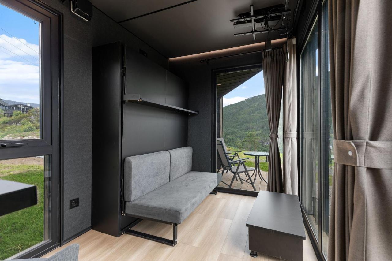 Sogndal Fjordpanorama - Studio Cabins With View Exterior photo